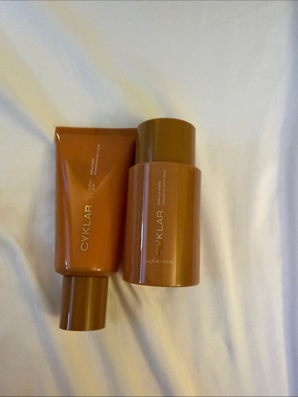 Cyklar Vanilla Verve Travel Body Wash & Lotion